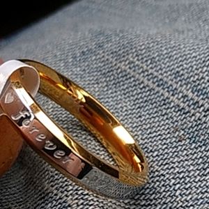 18K over 925 Size 9 ring